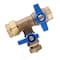 Paragon 3/4" Universal Brass Tankless Water Heater Isolation Valve Service Kit with Pressure Relief Valve AT-ISV-KIT3 - alternate 3
